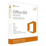 OFFICE 365 HOME 32/64 BRAZILIAN SUB1YR